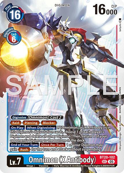 BT20-102 Omnimon X Antibody Reprint Single