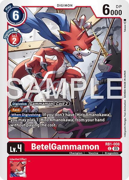 RB1-008 BetelGammamon RB1 008 Reprint Single