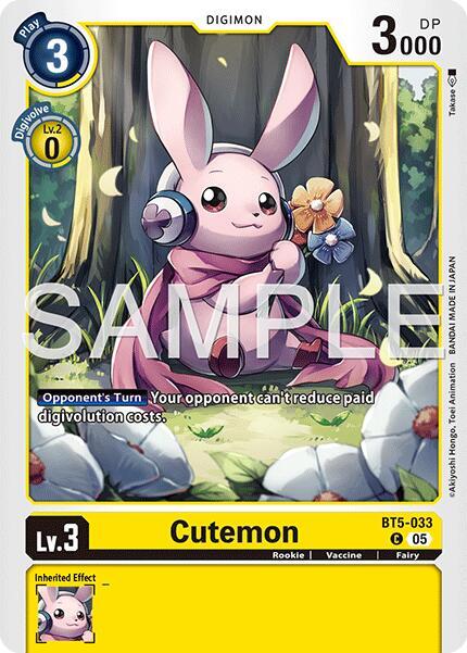 BT5-033 Cutemon Reprint Single