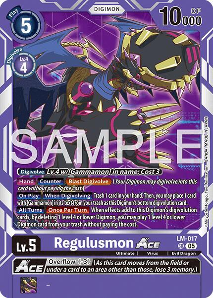 LM-017 Regulusmon ACE Reprint Single