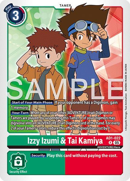 AD1-022 Izzy Izumi and Tai Kamiya Single