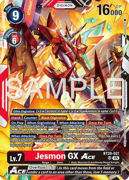 BT20-021 Jesmon GX ACE Reprint Single