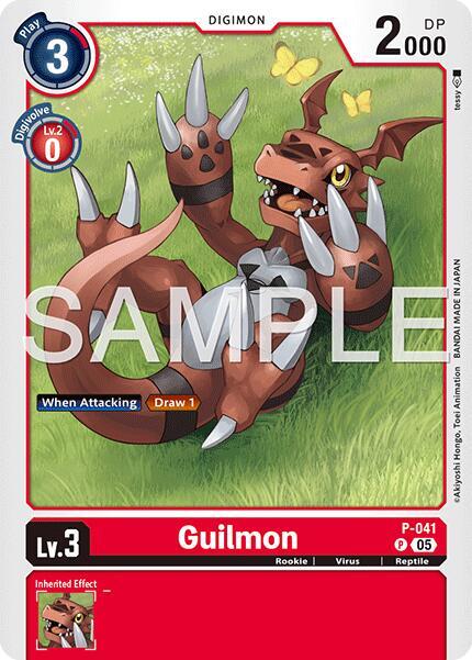 P-041 Guilmon P 041 Reprint Single