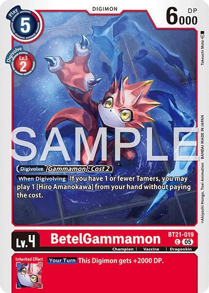 BT21-019 BetelGammamon BT21 019 Reprint Single