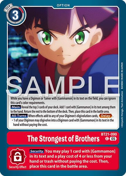 BT21-090 The Strongest of Brothers Reprint Single