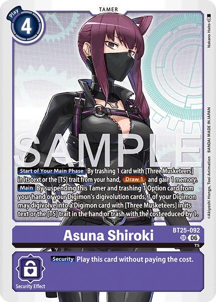 BT25-092 Asuna Shiroki Single