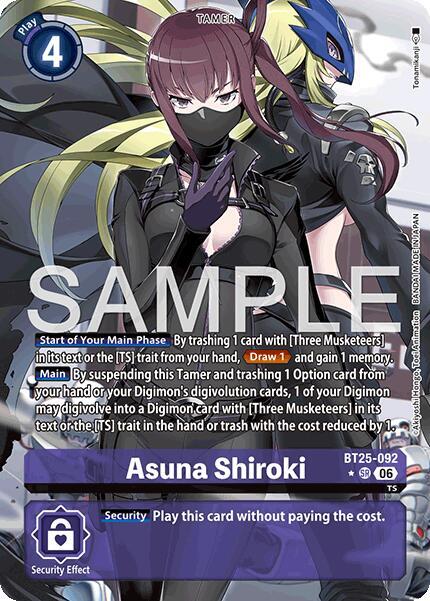 BT25-092 Asuna Shiroki Alternate Art Single