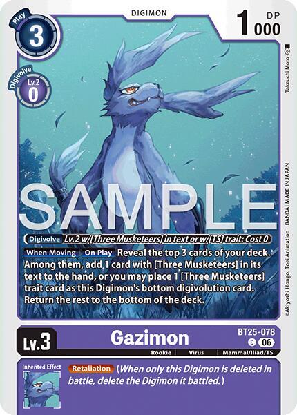 BT25-078 Gazimon Single