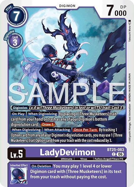 BT25-083 LadyDevimon Single