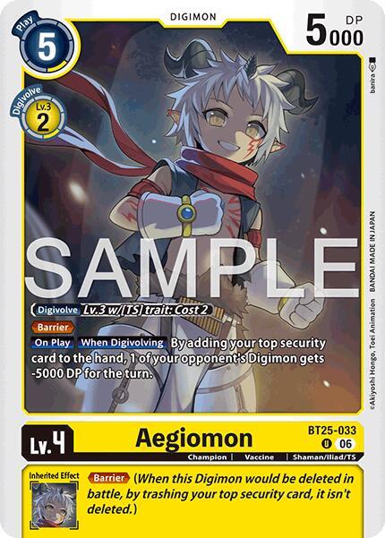 BT25-033 Aegiomon Single