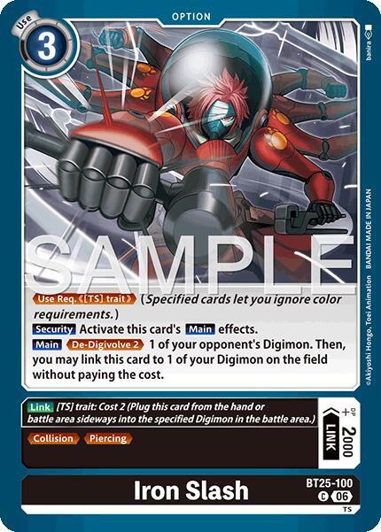 BT25-100 Iron Slash Single