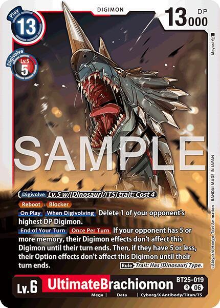 BT25-019 UltimateBrachiomon Single