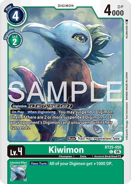 BT25-050 Kiwimon Single