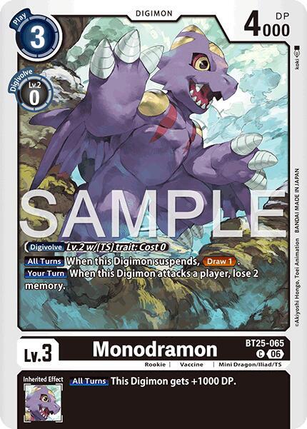 BT25-065 Monodramon Single
