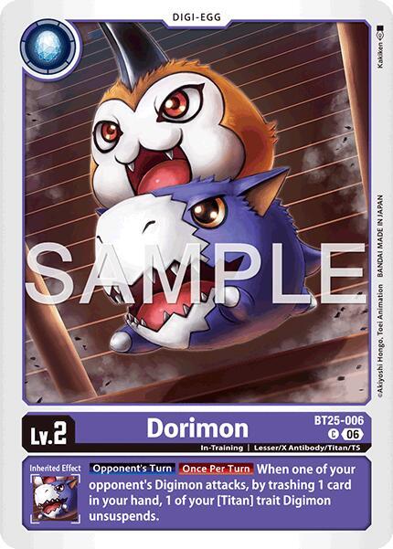 BT25-006 Dorimon Single