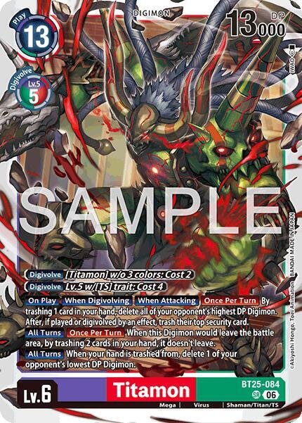 BT25-084 Titamon Single