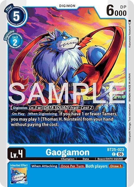 BT25-023 Gaogamon Single
