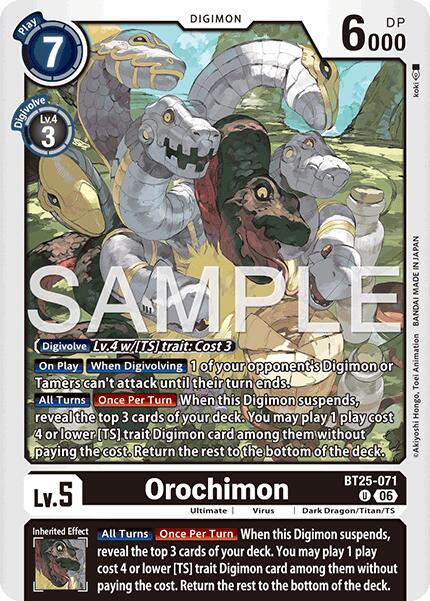 BT25-071 Orochimon Single
