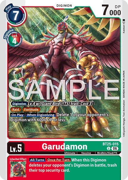 BT25-015 Garudamon Single