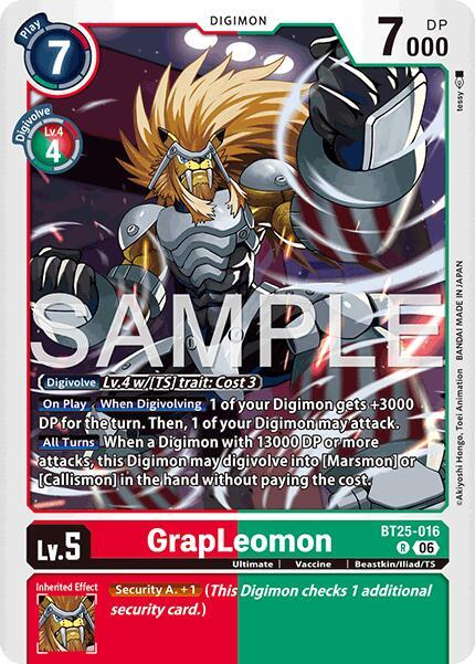 BT25-016 GrapLeomon Single