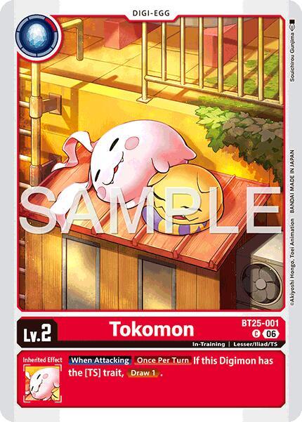BT25-001 Tokomon Single