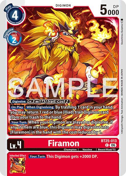 BT25-013 Firamon Single
