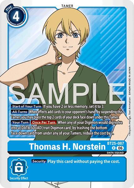 BT25-087 Thomas H Norstein Single