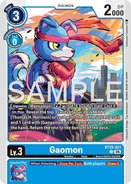 BT25-021 Gaomon Single