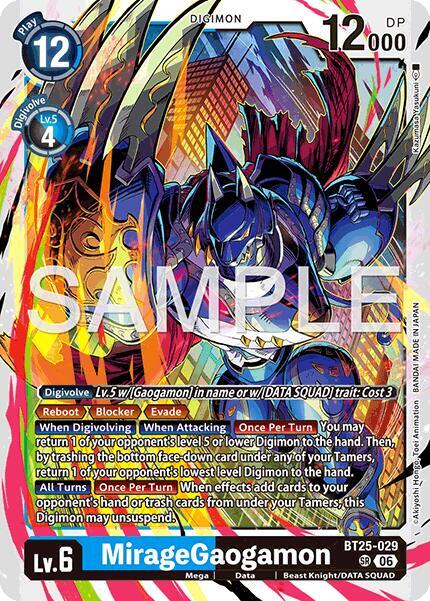 BT25-029 MirageGaogamon Single