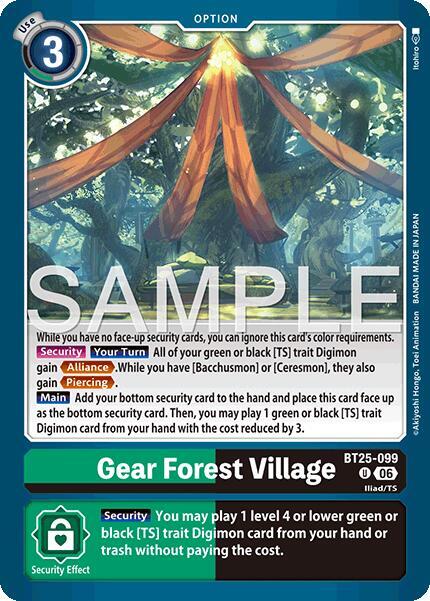 BT25-099 Gear Forest Village Single