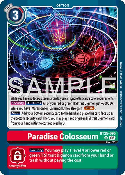 BT25-095 Paradise Colosseum Single