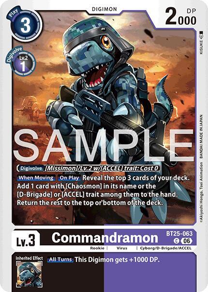 BT25-063 Commandramon Single