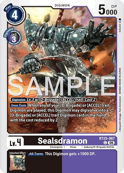 BT25-067 Sealsdramon Single