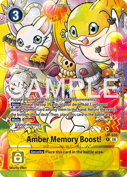 LM-035 Amber Memory Boost Alternate Art Single