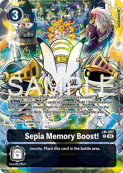 LM-037 Sepia Memory Boost Alternate Art Single