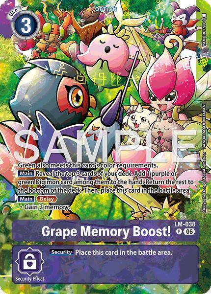 LM-038 Grape Memory Boost Alternate Art Single