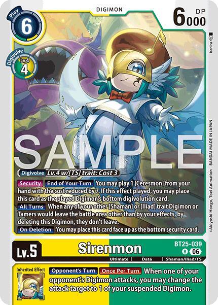 BT25-039 Sirenmon Single