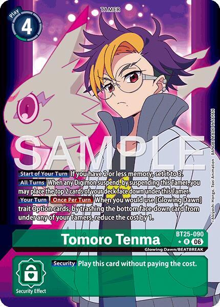 BT25-090 Tomoro Tenma Alternate Art Single