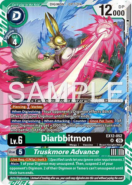 EX12-052 Diarbbitmon Truskmore Advance Single