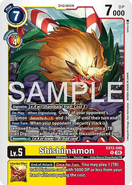 EX12-046 Shishimamon Single