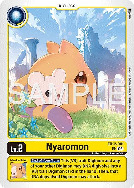 EX12-001 Nyaromon Single