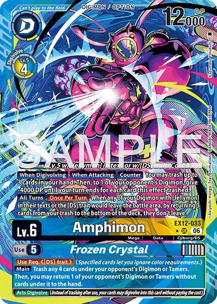 EX12-033 Amphimon Frozen Crystal Single