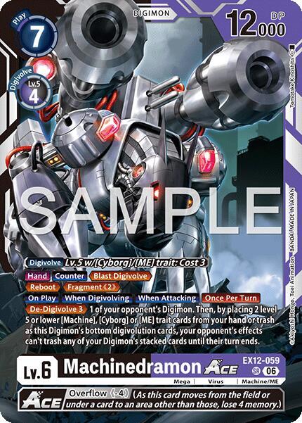 EX12-059 Machinedramon ACE Single