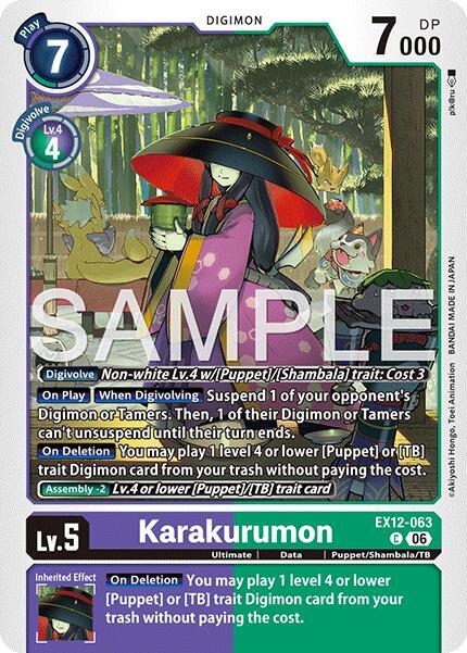 EX12-063 Karakurumon Single