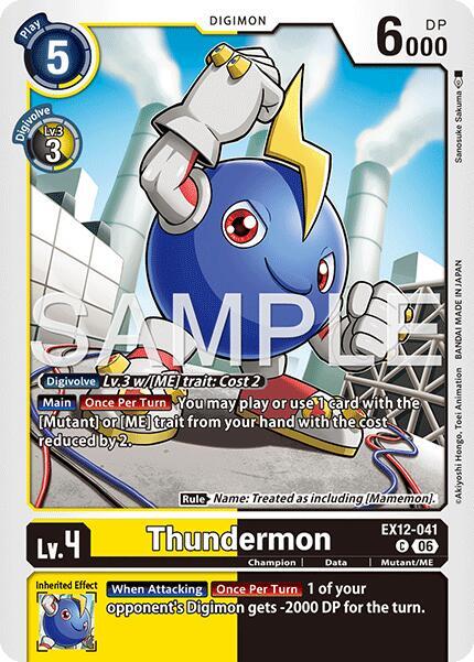 EX12-041 Thundermon Single