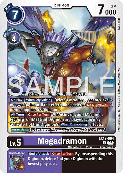 EX12-064 Megadramon Single
