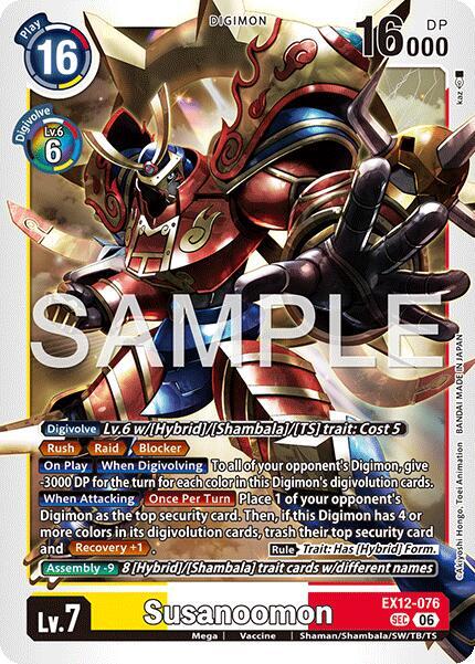 EX12-076 Susanoomon Single
