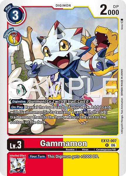 EX12-007 Gammamon Single