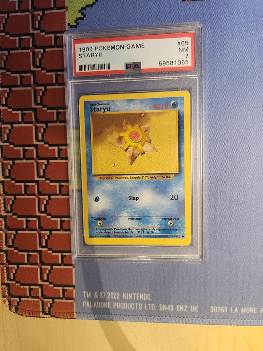 STARYU 65/102 GAME POKEMON PSA 7