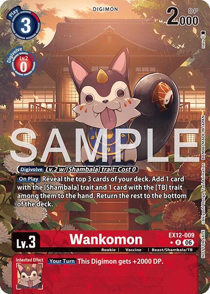 EX12-009 Wankomon Box Topper Single